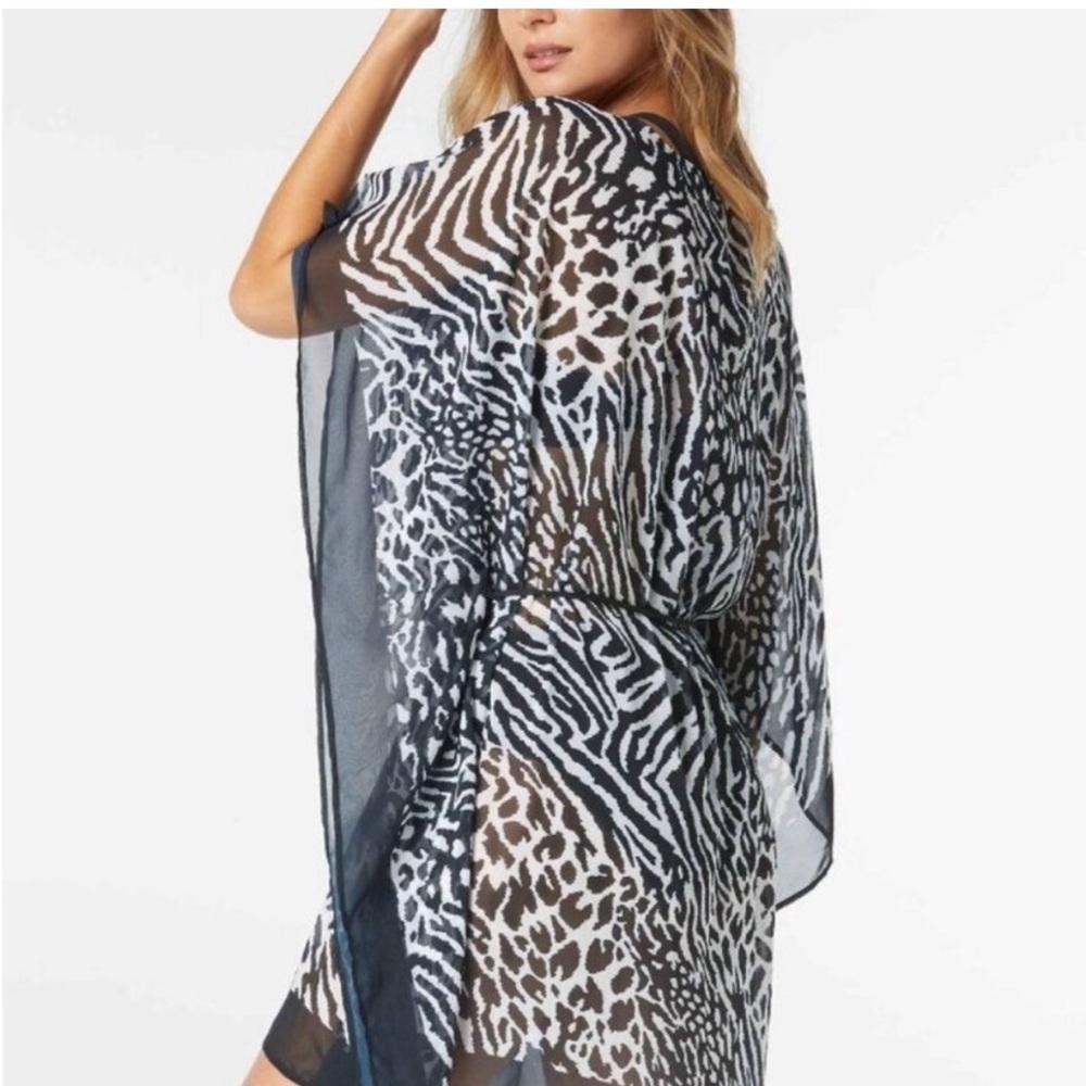 🆕 Contours by Coco Reef Shapemaker Zebra Print Swim Cover. L/XL. NWT!💥💥 - Picture 2 of 8